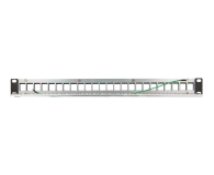 ExtraLink  Patchpanel 24p 19" 1U STP modularny (czarna) - 1323272 - zdjęcie 4